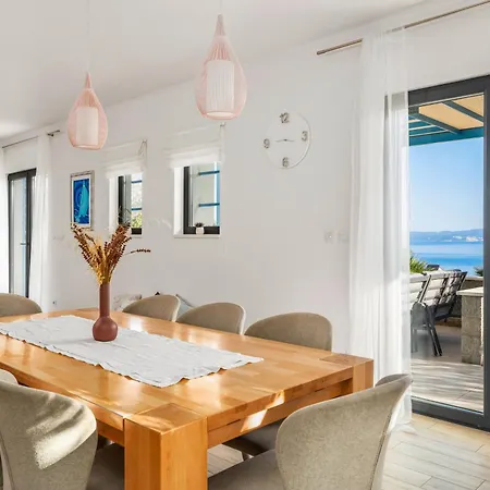 Allegra With 32msq Heated Pool, 300m Far From Sandy Beaches, Open Sea View * Omiš