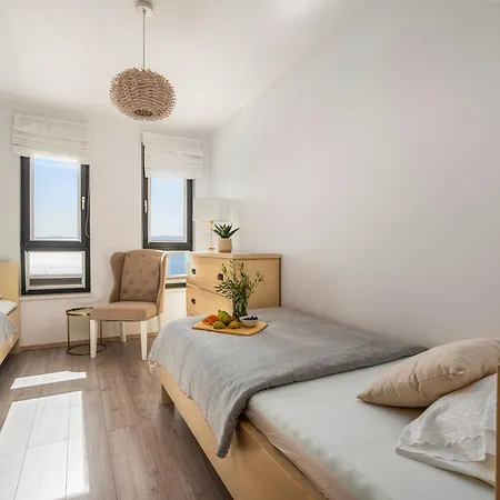 Allegra With 32msq Heated Pool, 300m Far From Sandy Beaches, Open Sea View *